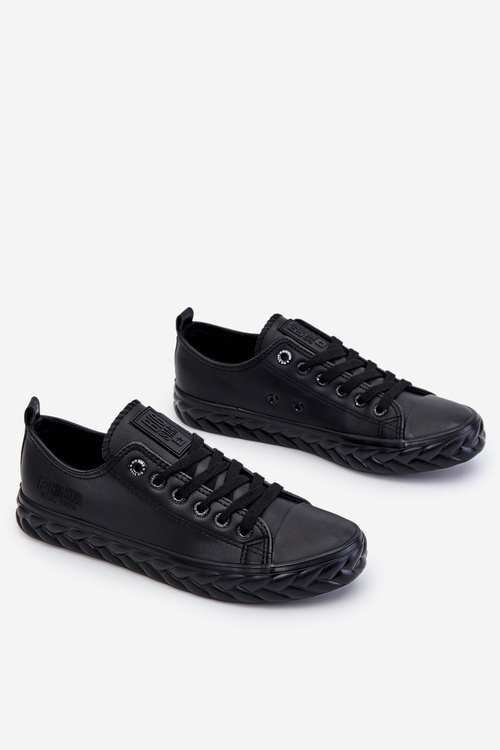 Жіночі шкіряні кросівки Big Star LL274402 Чорні