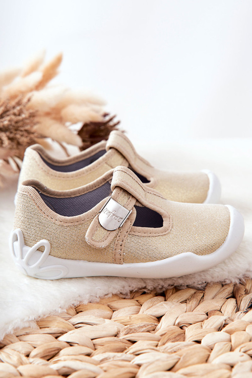 В'єтнамки Ballerinas Befado Shiny 115X003 Gold