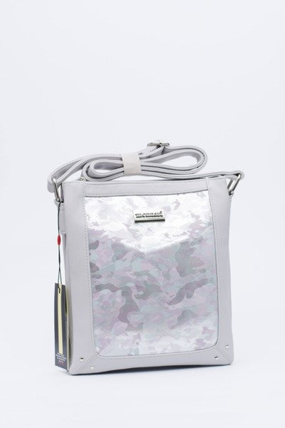 Жіноча сіра сумочка Letter Bag Monnari