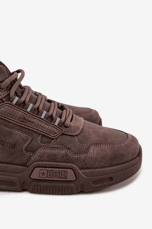 Чоловічі Кросівки Big Star SS174283 HI-POLY SYSTEM Темно-коричневі