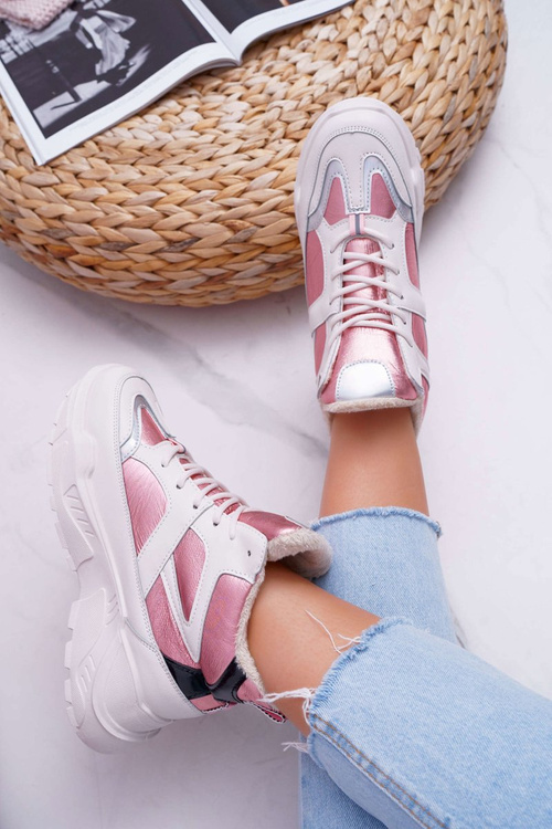 Жіноче спортивне взуття рожеве тепле Midrow