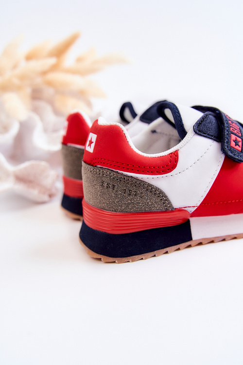 Дитяче спортивне взуття Memory Foam Big Star JJ374256 Темно-синьо-червоний