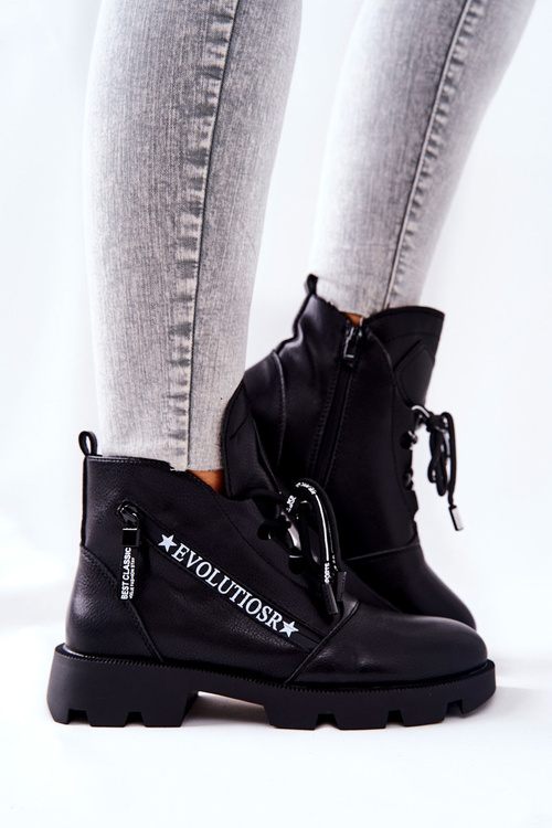 Чоботи з флісовою підкладкою Sergio Leone Black TR740