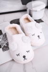 Жіночі тапочки з хутром Teddy Bear White Sweetie