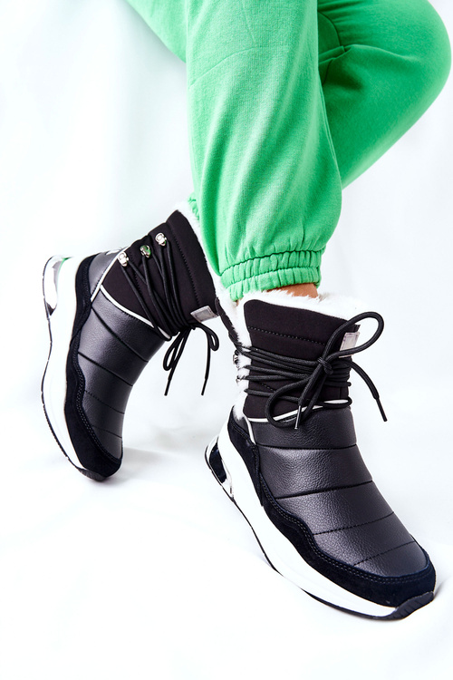 Снігові черевики Tied Big Star II274279 Чорні