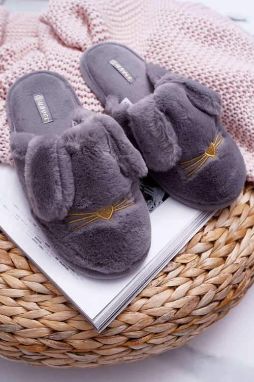 Жіночі Tootsie Fleece And Ears Grey Semmi