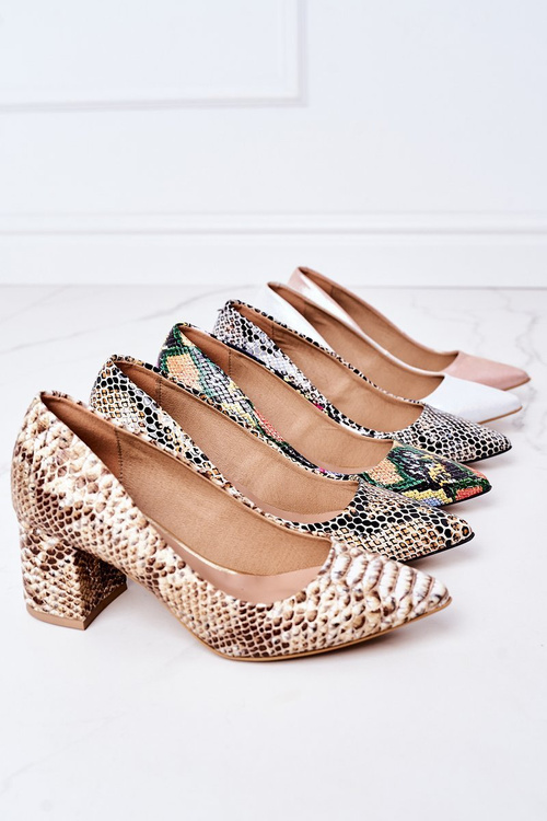 Атласні туфлі Lewski Shoes 2801 Silver