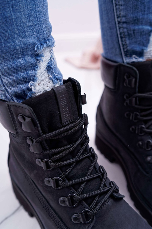 Жіночі чоботи Trappers Big Star Black EE274033