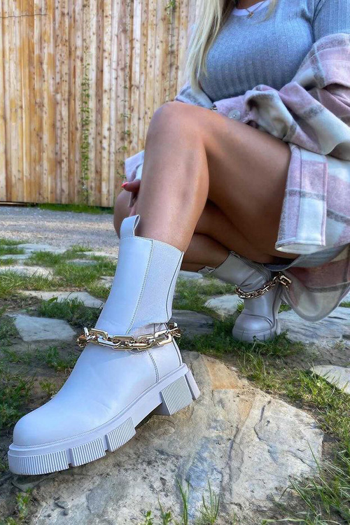 Утеплені черевики челсі сірі Must Have