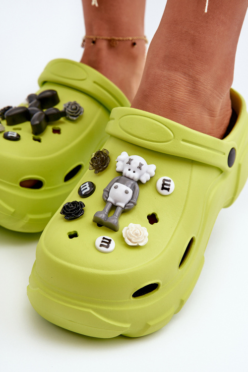 Жіночі легкі шльопанці з поролону на масивній підошві Lime Matirra