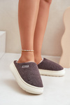 Теплі тапочки на товстій підошві Big Star MM274134 Dark Grey