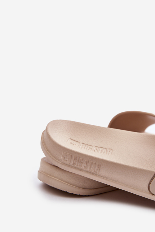 Світлі жіночі тапочки Big Star OO274035 Beige