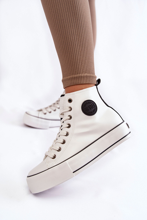 Жіночі високі утеплені кросівки Big Star KK274170 Білі