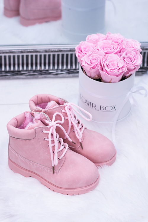 Дитячі утеплені черевики Trapper Powder Pink Dexter