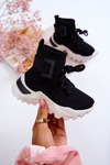 Дитяче спортивне взуття високий носок чорний Nickie