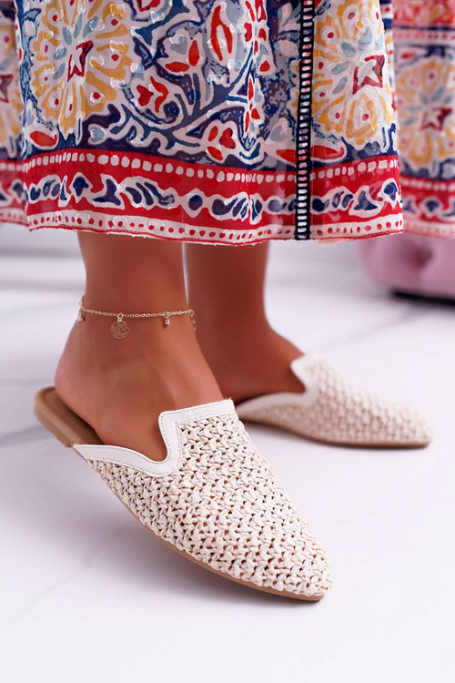 Елегантні жіночі бежеві шльопанці Vices 3301