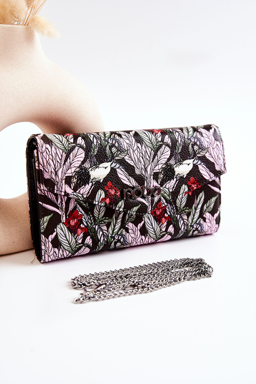 Великий шкіряний гаманець NOBO M0240-CM20 чорний