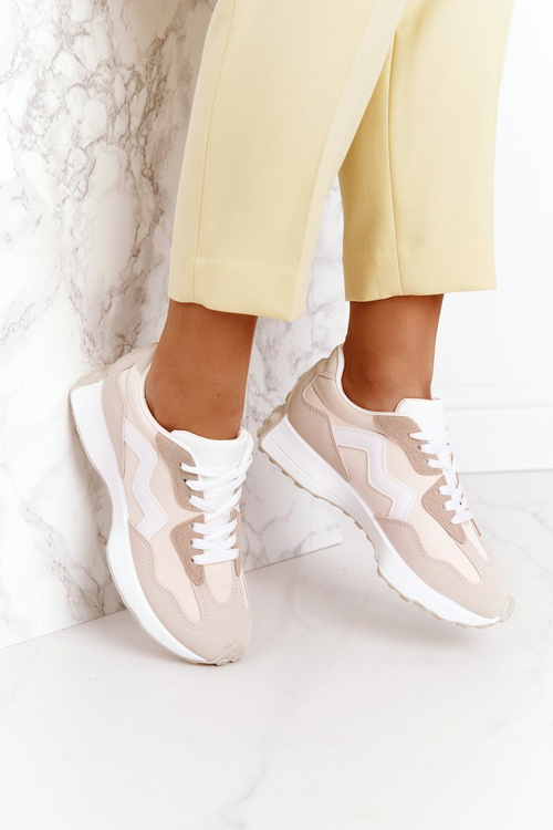 Жіноче спортивне взуття Кросівки Бежеві Move On