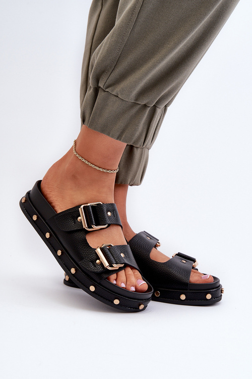 Жіночі босоніжки на платформі Big Star NN27402 Чорні