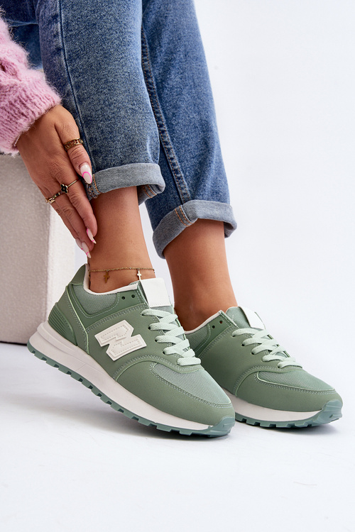 Жіночі зелені спортивні кросівки Lifari