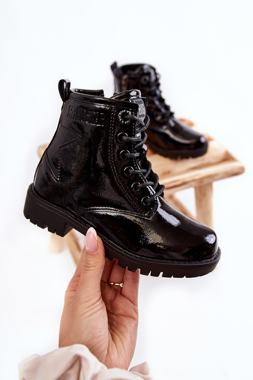 Чоботи лаковані дитячі Big Star II374045 Чорні