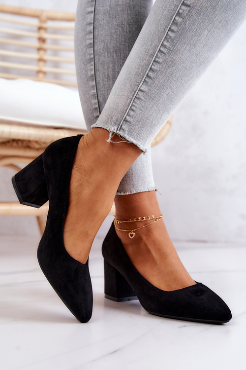 Замшеві туфлі Sergio Leone PB411 Чорні