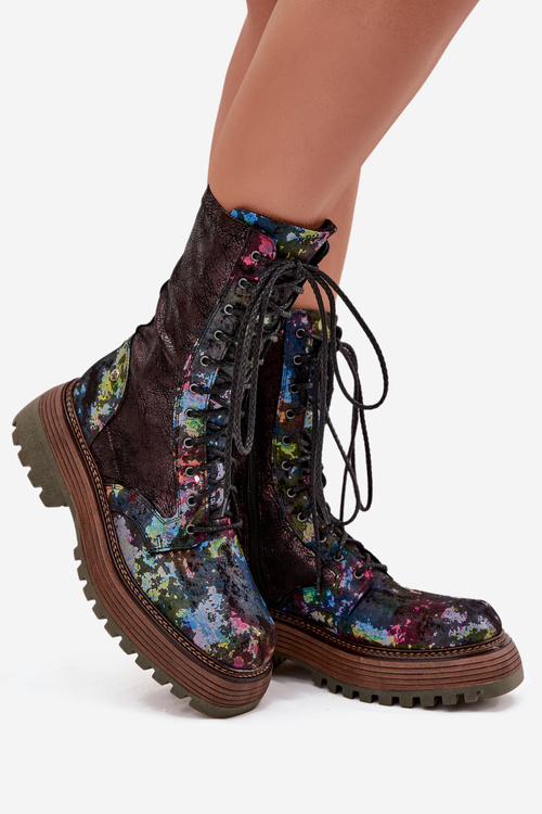 Жіночі Шкіряні Воркери Maciejka 06203-39 Мультиколір