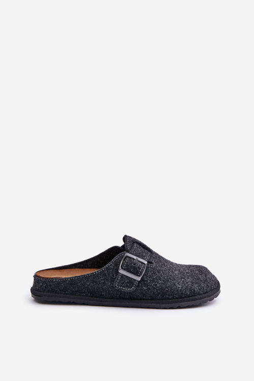 Зручні чоловічі тапочки з пряжкою Inblu Graphite SI000019