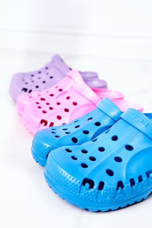 Жіночі поролонові шльопанці Kroksy EVA Blue