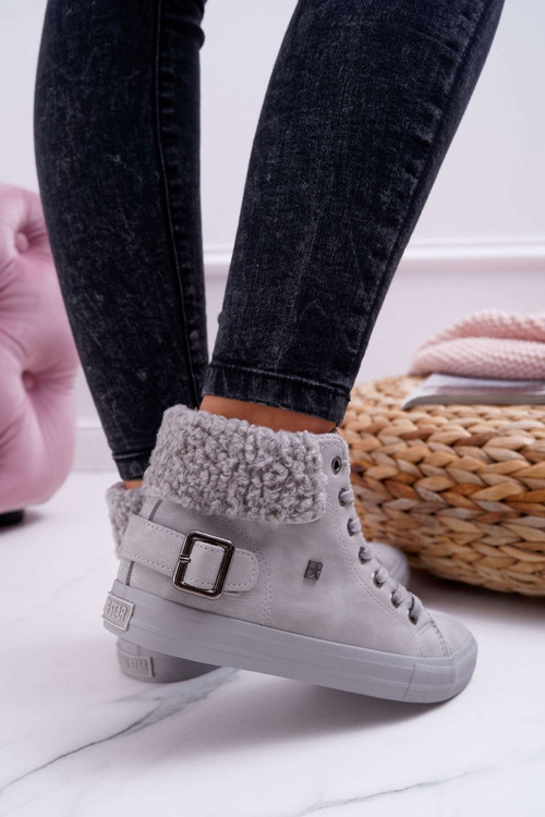 Жіночі високі кросівки Big Star Warm Grey EE274079