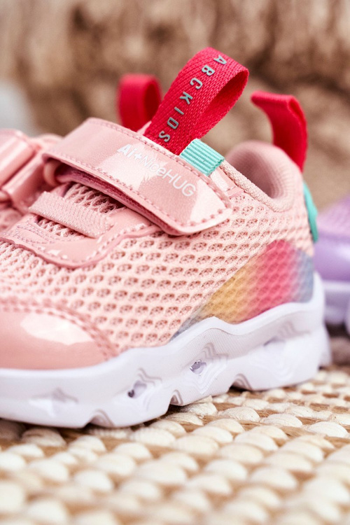 Дитяче спортивне взуття світиться рожевий ABCKIDS B011105220
