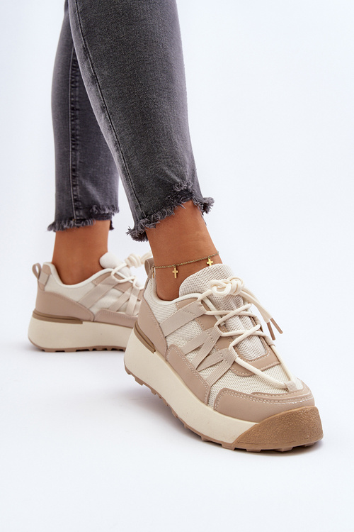 Жіноче спортивне взуття Кросівки бежеві Phyrena