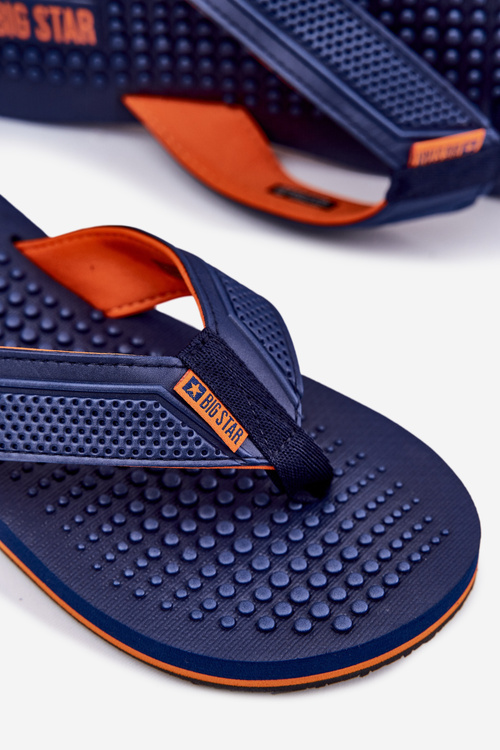 Чоловічі Сандалі Японки Big Star RR174437 Темно-сині