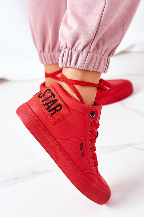 Жіноче утеплене спортивне взуття Big Star EE274354 Red