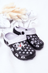 Дитячі поролонові тапочки Crocs Black-Grey Jupiter