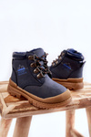 Дитячі теплі черевики Trappers Navy Blue Walter