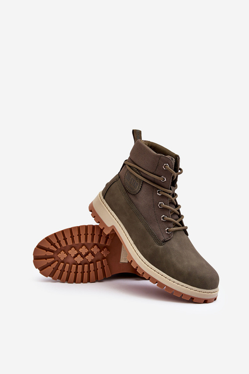 Чоловічі черевики Trapper Foam Big Star KK174205 Хакі