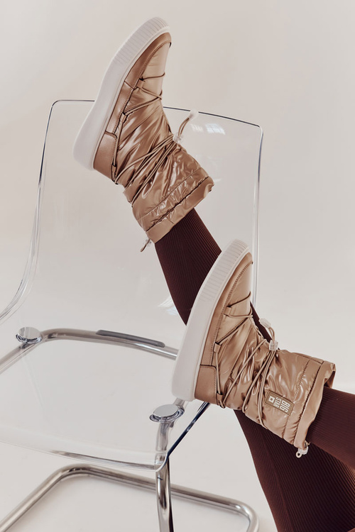 Чоботи жіночі утеплені Big Star KK274194 Beige