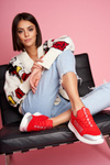 Жіноче спортивне взуття Big Star Red FF274A412