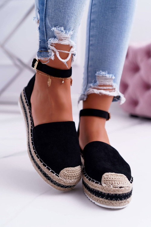 Жіночі еспадрільї на платформі Black Toca Toca