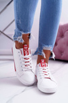 Жіночі кросівки White Red Nigrid Stripe
