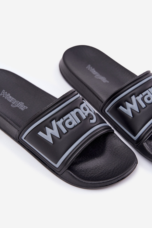 Чоловічі Сандалі WRANGLER AVERELL SLIDER MEN LOW 20251042.25Y Чорні