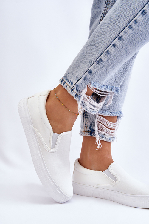 Жіночі кросівки сліпони Big Star LL274389 Білі