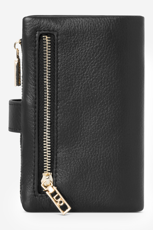 Жіночий гаманець з натуральної шкіри Nobo NPUR-LR0010-C020 чорний