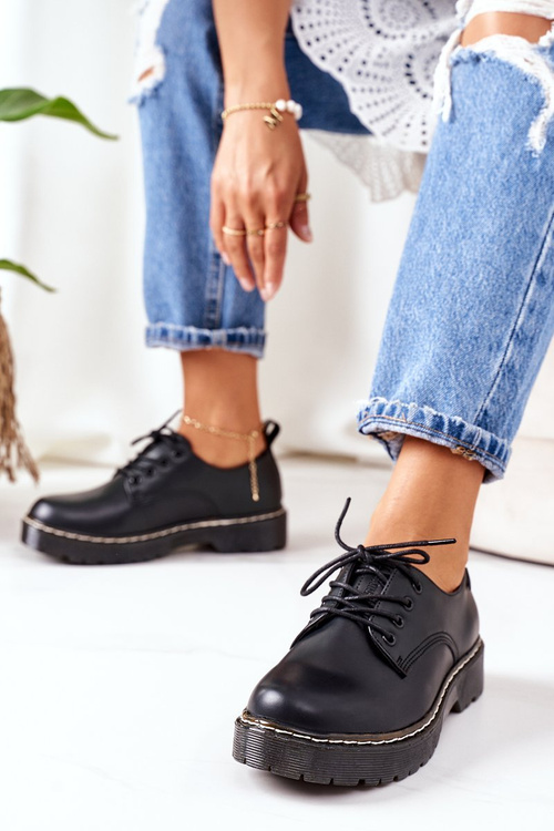 Шкіряні лофери Oxfords Big Star II274107 Чорні