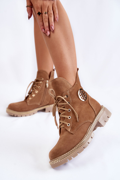 Чоботи жіночі утеплені на блискавці Camel Sinem