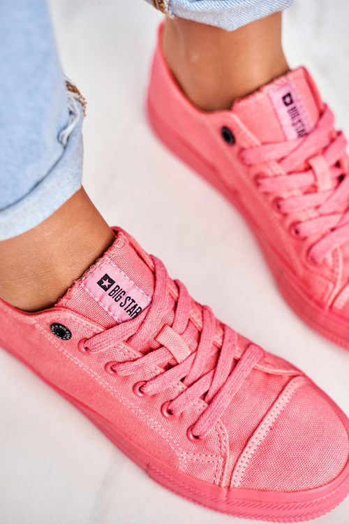 Жіночі низькі кросівки Big Star DD274444 Рожеві