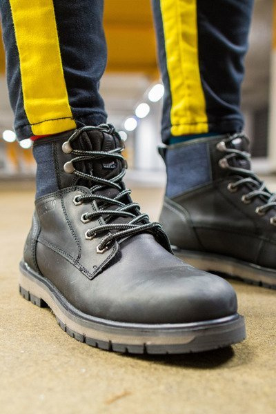 Чоловічі шкіряні трепери Big Star Black EE174267