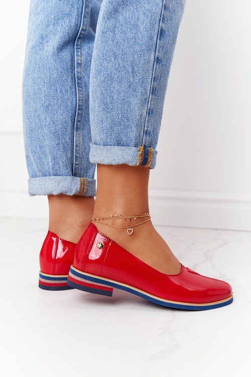 Жіночі лаковані туфлі Maciejka 05035-08 Red