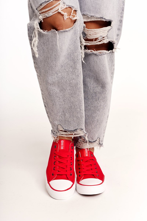 Жіночі класичні низькі кросівки Big Star DD274339 Червоні